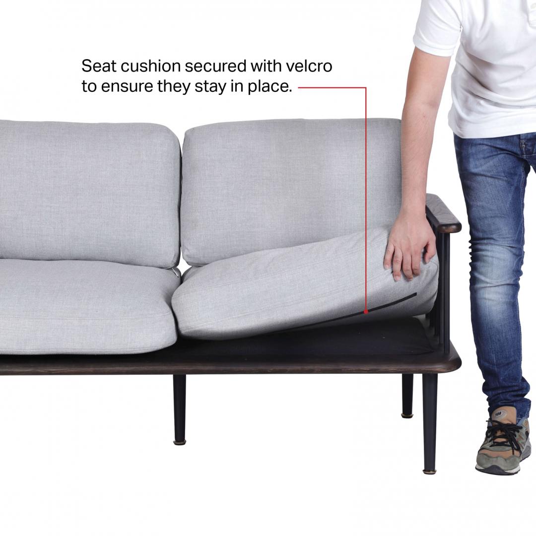 Velcro on Cushion